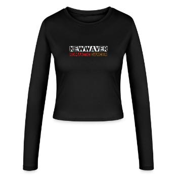 New Waver & Romantic Dancer - Frauen Slim Fit Langarmshirt - Schwarz - Vorne - AI Model Female 172 light (172cm)