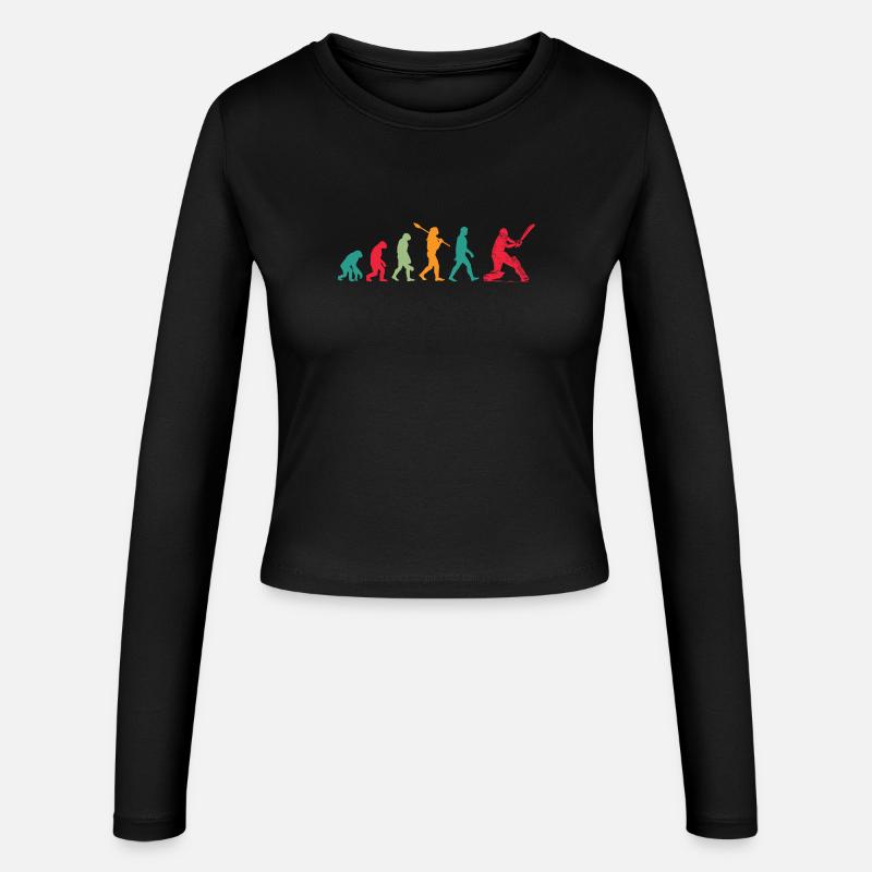 Cricket Evolution - Women's Slim Fit Longsleeve - black