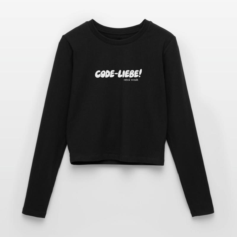 Code-Liebe – Mode Nerd Activé Manches longues slim fit Femme