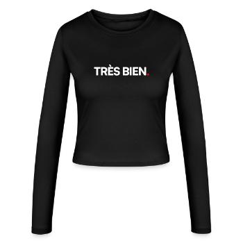 Très bien - Manches longues slim fit Femme - noir - Devant - AI Model Female 172 light (172cm)