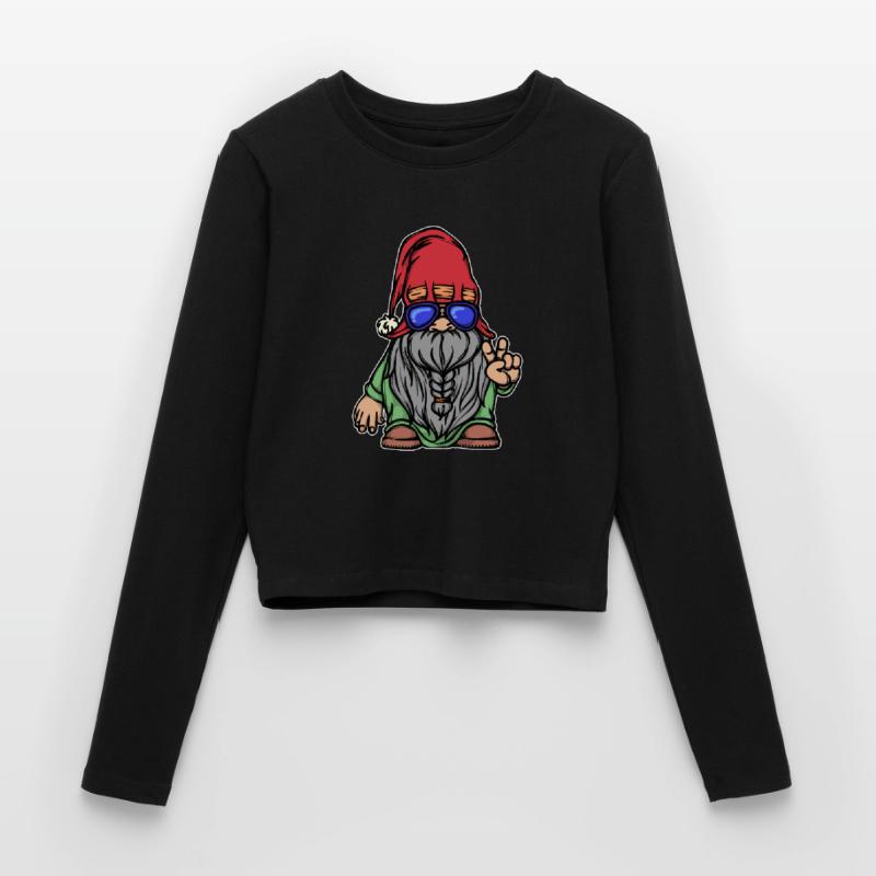 Bartfrisur Bart Bartwuchs Männlichkeit Bartträger Frauen Slim Fit Langarmshirt