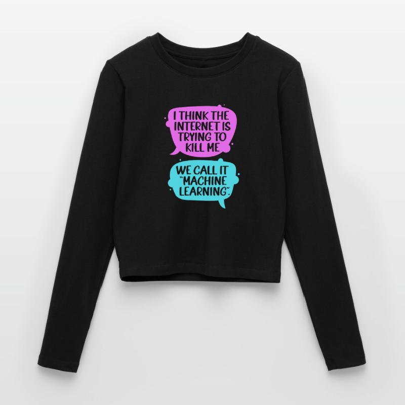 GPT Programmierer Coder Frauen Slim Fit Langarmshirt