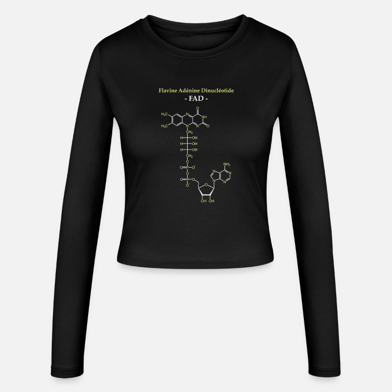 ADF Flavin Adenine Cofactor - Women's Slim Fit Longsleeve - black