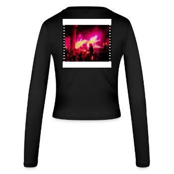 Parties - Manches longues slim fit Femme - noir - Dos - AI Model Female 172 light (172cm)