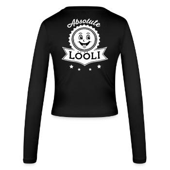 Lööli absolu - Manches longues slim fit Femme - noir - Dos - AI Model Female 172 light (172cm)