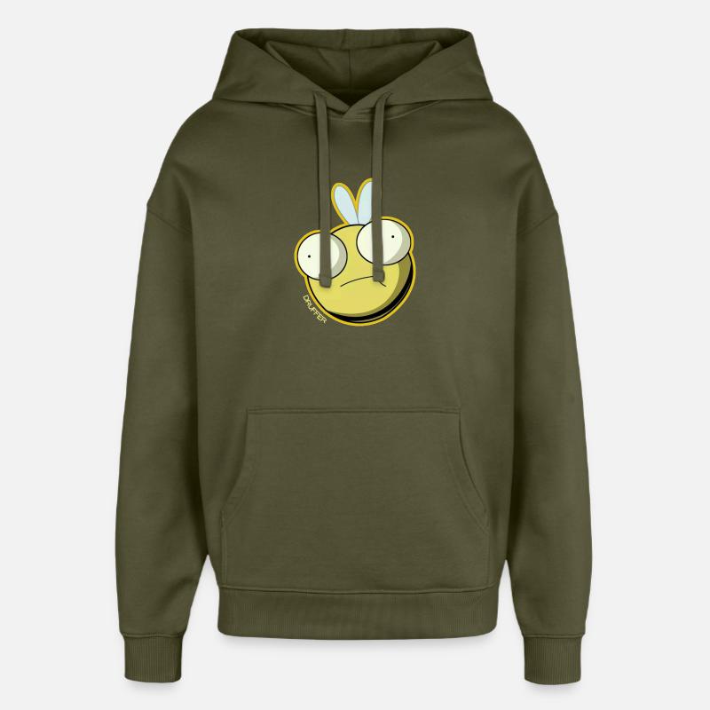 DRUFFER™ Face - Sweat à capuche unisexe Stanley/Stella Oversized - kaki