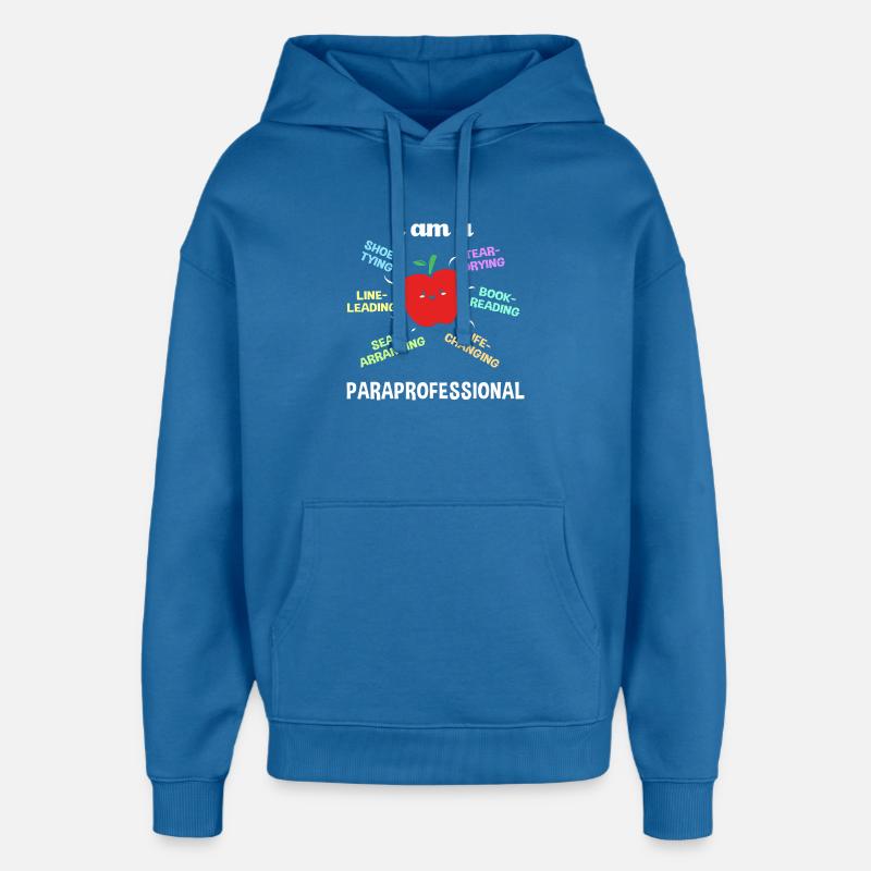 Lehrerassistent Paraprofessional Paraeducator - Oversized Unisex Hoodie von Stanley/Stella - Achtsames Blau