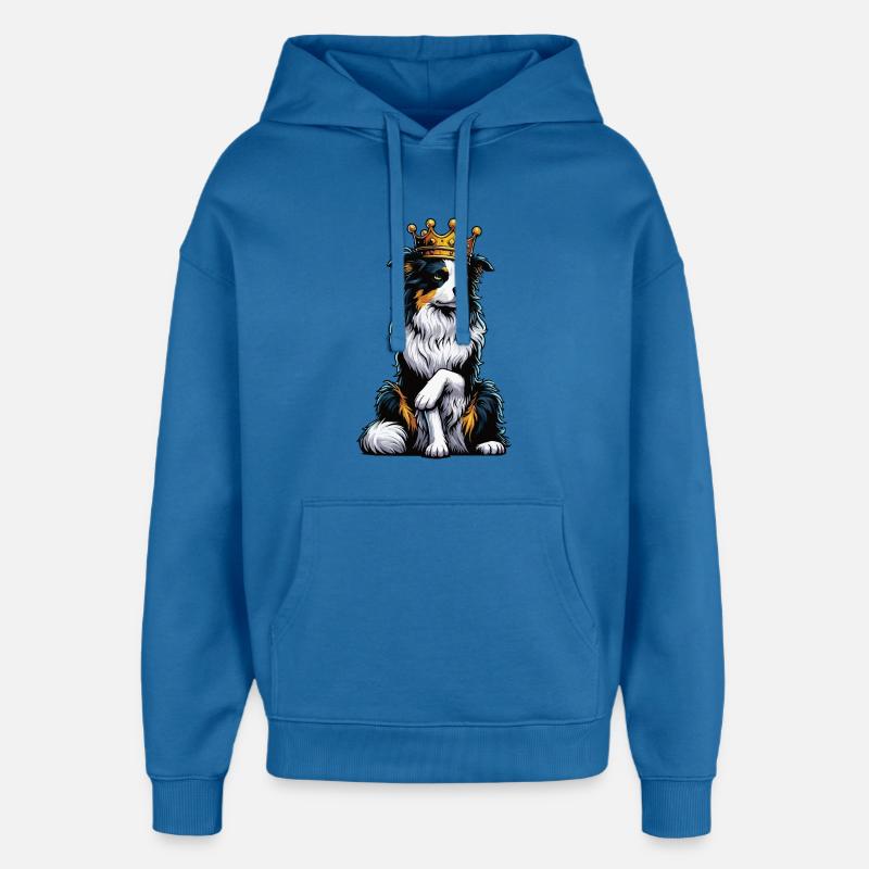 Australian Shepherd Aussie Aussiebesitzer Aussies - Oversized Unisex Hoodie von Stanley/Stella - Achtsames Blau