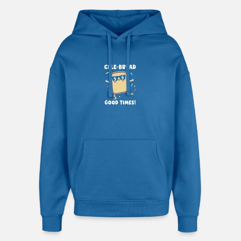 Baker Baker Baking - Sweat à capuche unisexe Stanley/Stella Oversized - bleu attentif