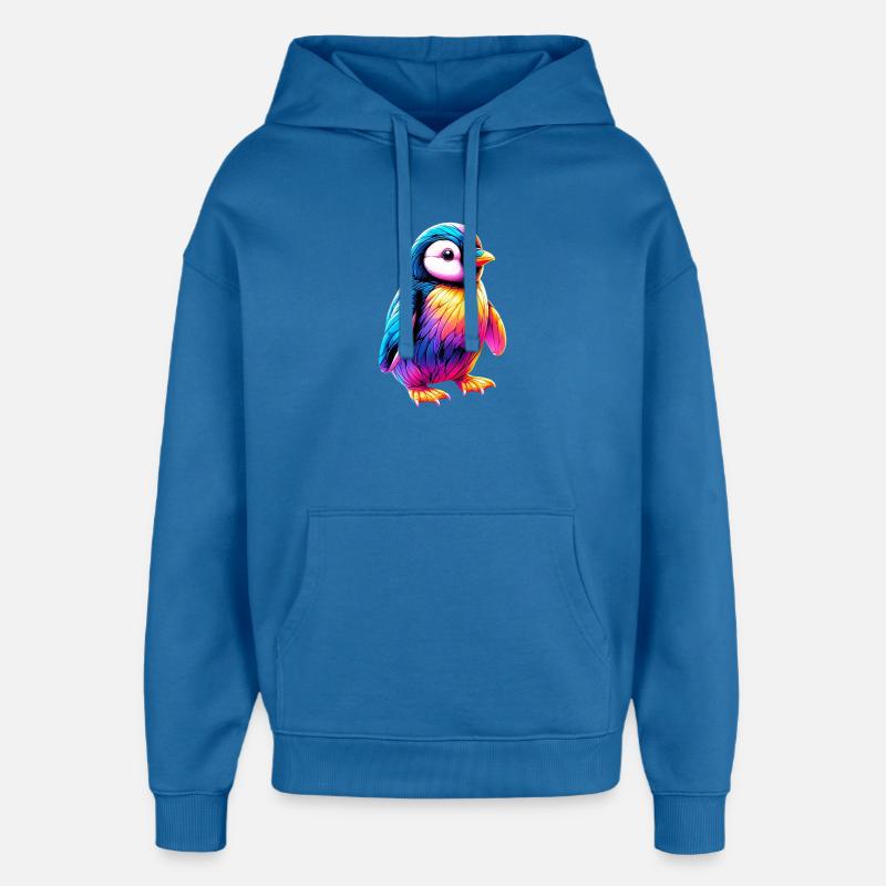 Pingouin - Sweat à capuche unisexe Stanley/Stella Oversized - bleu attentif