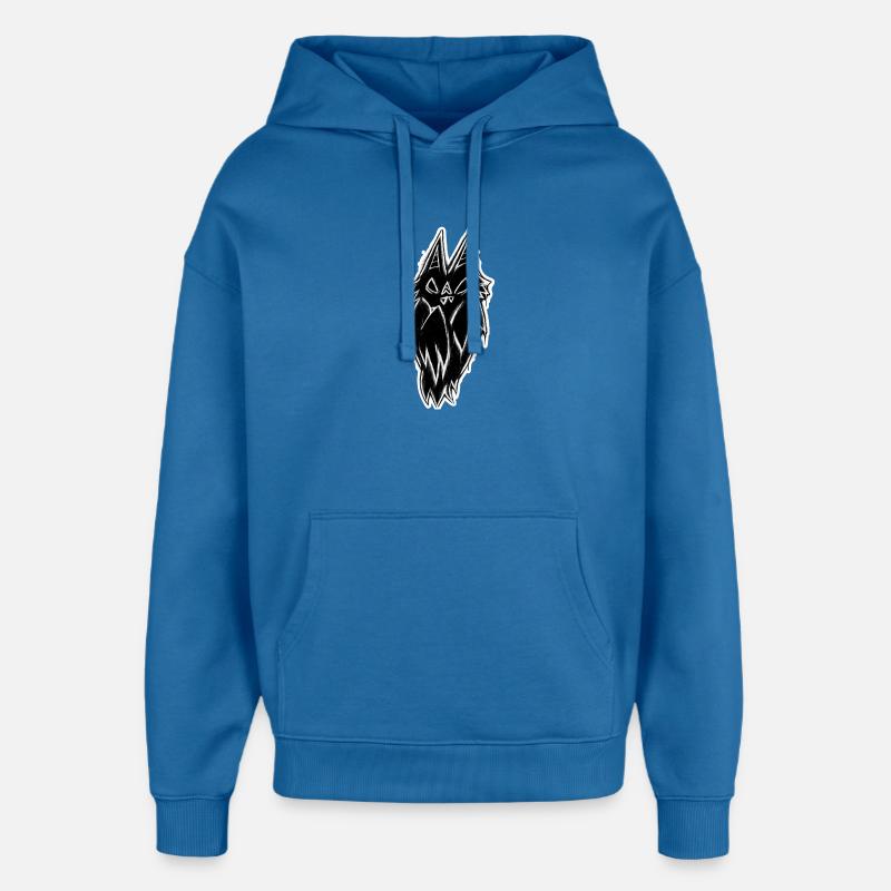 NAT - Sweat à capuche unisexe Stanley/Stella Oversized - bleu attentif