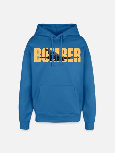 Bomber Tu-22 M3 - Oversized Unisex Hoodie by Stanley/Stella - mindful blue