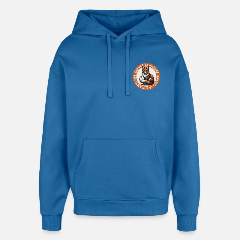 Les a tous déjoués - Sweat à capuche unisexe Stanley/Stella Oversized - bleu attentif