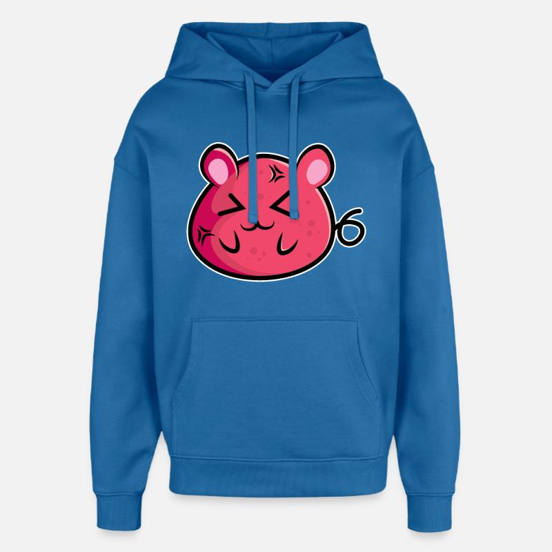 Mausi Mouse - Design - Sweat à capuche unisexe Stanley/Stella Oversized - bleu attentif