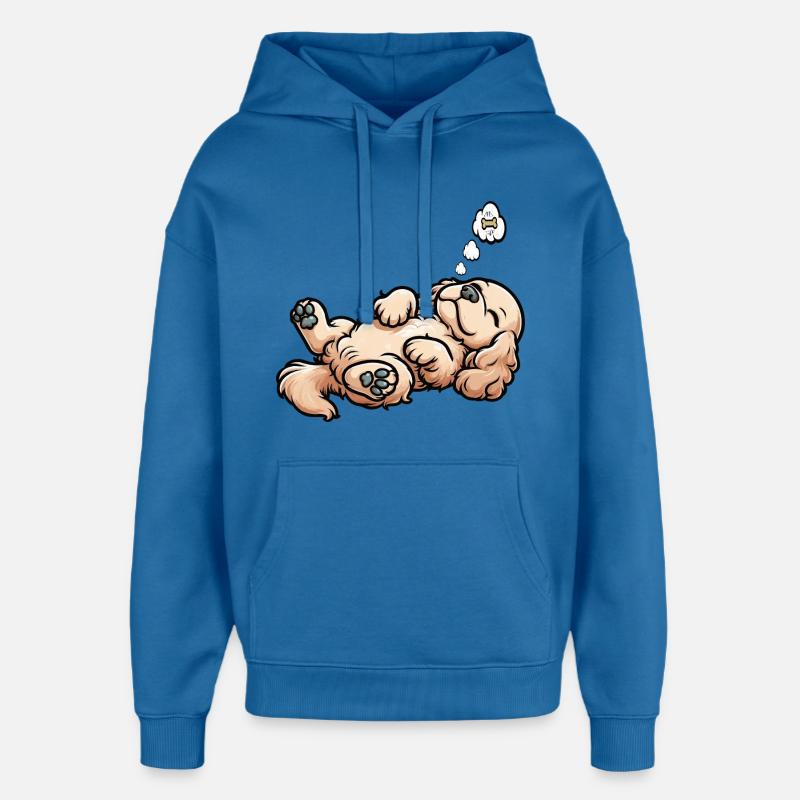 Cocker Spaniel Cockerhund Cocker Spaniel Besitzer - Oversized Unisex Hoodie von Stanley/Stella - Achtsames Blau