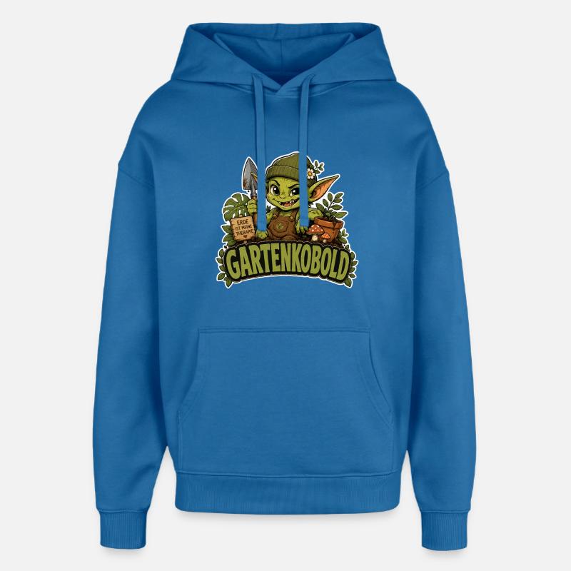 Gobelin de jardin - Sweat à capuche unisexe Stanley/Stella Oversized - bleu attentif