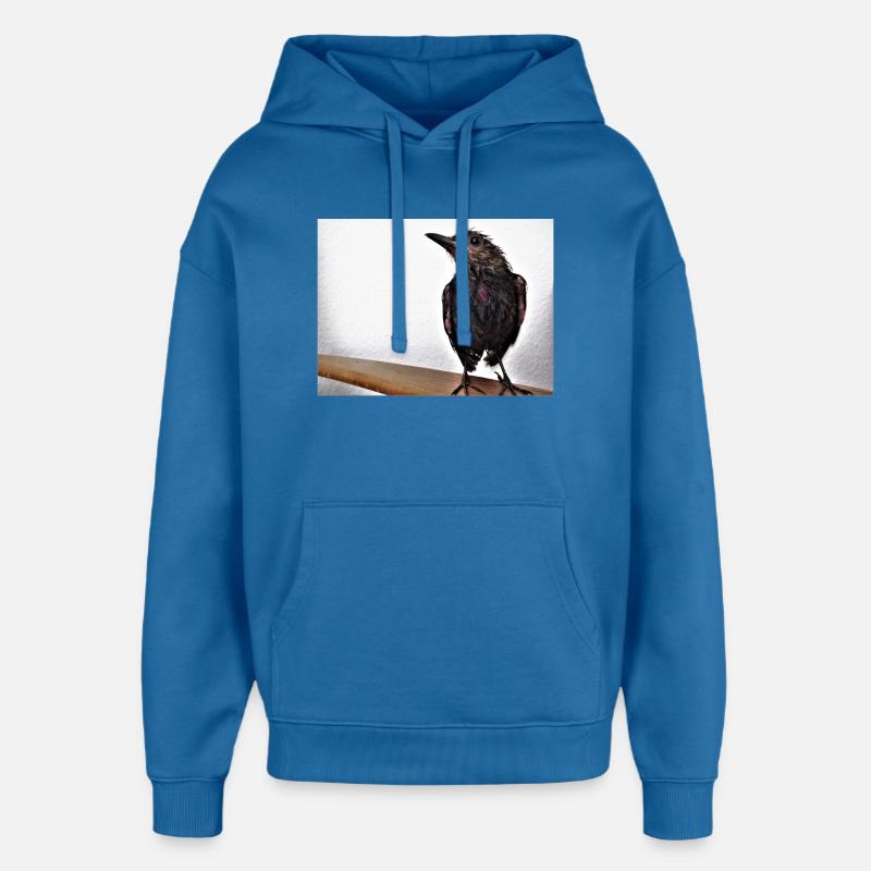 Fraîchement baignée - Sweat à capuche unisexe Stanley/Stella Oversized - bleu attentif