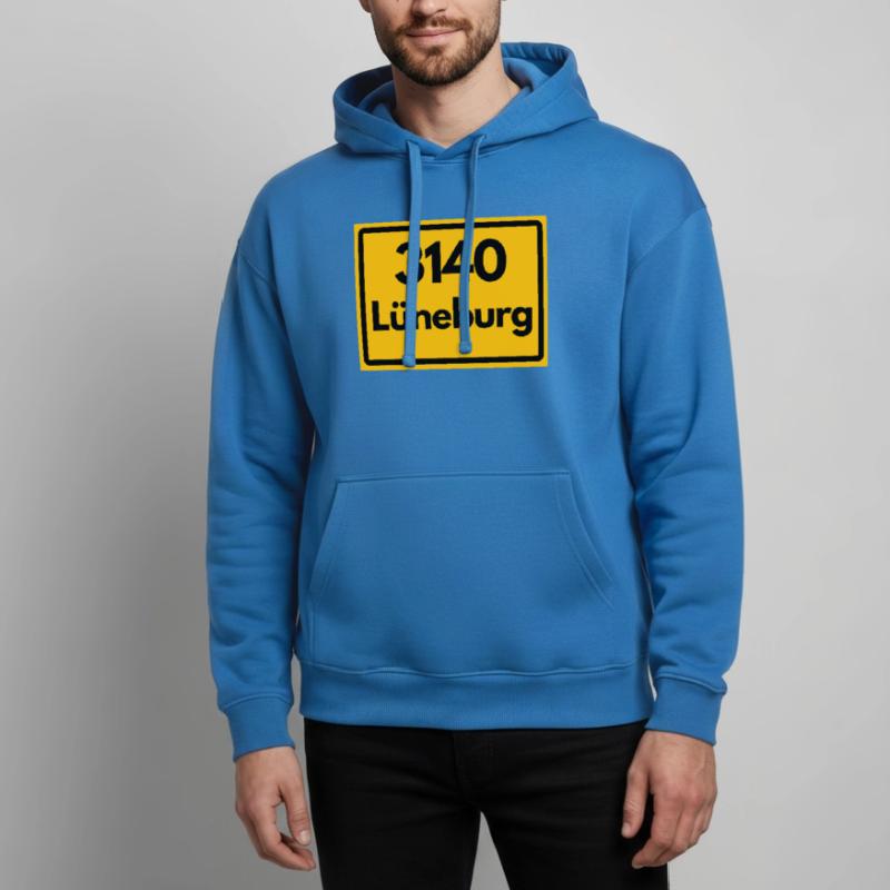 OLD POSTCODE POSTCODE RETRO 3140 LÜNEBURG – SALZ Oversized Unisex Hoodie by Stanley/Stella