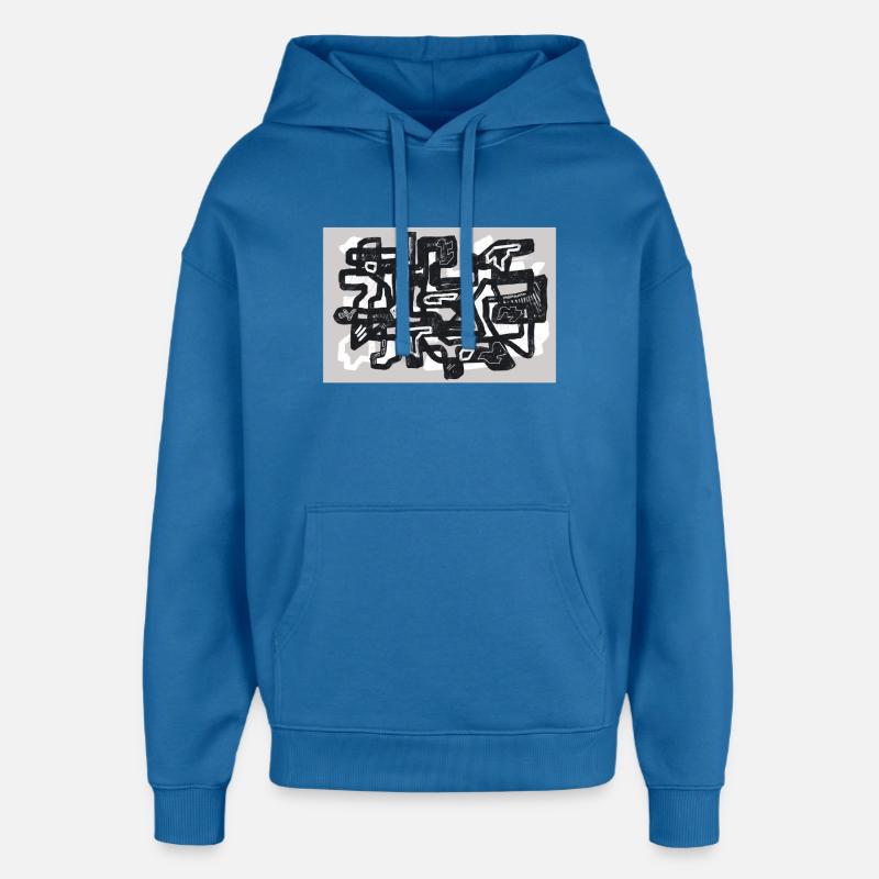Small Turns - Sweat à capuche unisexe Stanley/Stella Oversized - bleu attentif