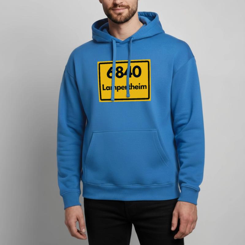 OLD POSTCODE POSTCODE RETRO 6840 LAMPERTHEIM Oversized Unisex Hoodie by Stanley/Stella