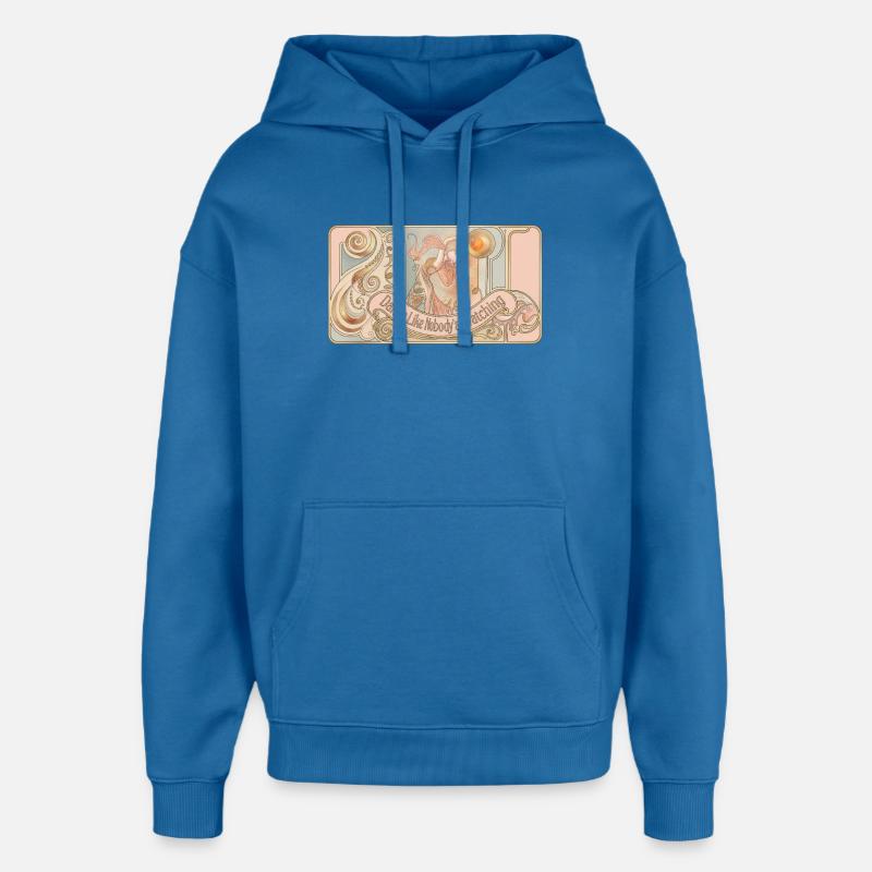 Danse comme si personne ne regardait - Sweat à capuche unisexe Stanley/Stella Oversized - bleu attentif