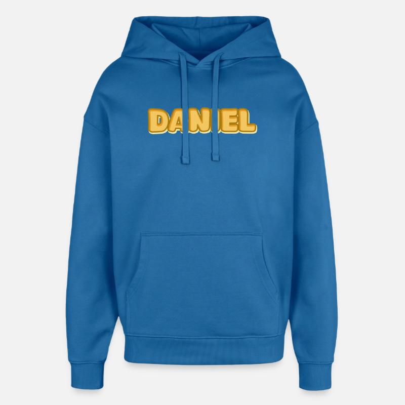 Daniel Daniel - Sweat à capuche unisexe Stanley/Stella Oversized - bleu attentif