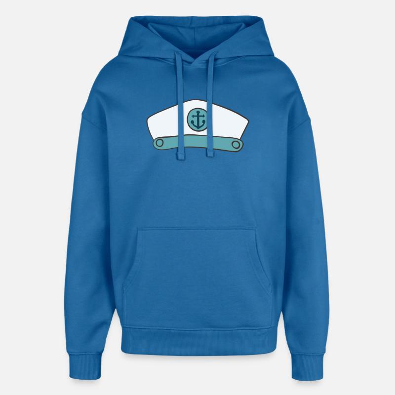 skipper - Sweat à capuche unisexe Stanley/Stella Oversized - bleu attentif
