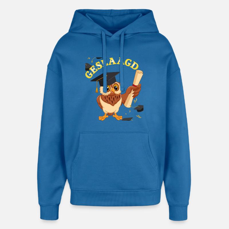 PassD - Sweat à capuche unisexe Stanley/Stella Oversized - bleu attentif