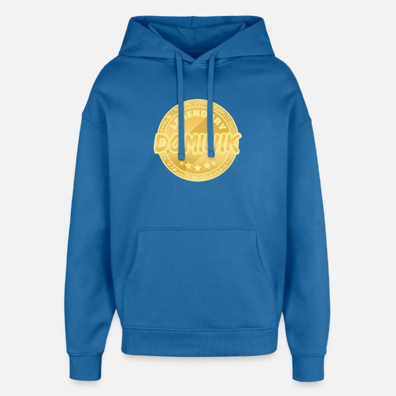 Dominik - Sweat à capuche unisexe Stanley/Stella Oversized - bleu attentif