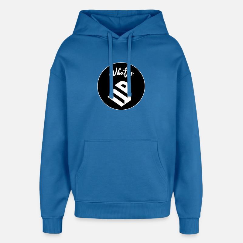 Quoi de neuf - Sweat à capuche unisexe Stanley/Stella Oversized - bleu attentif