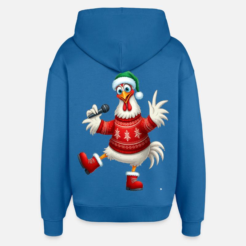 Urlaub Singende Henne Pullover - Oversized Unisex Hoodie von Stanley/Stella - Achtsames Blau