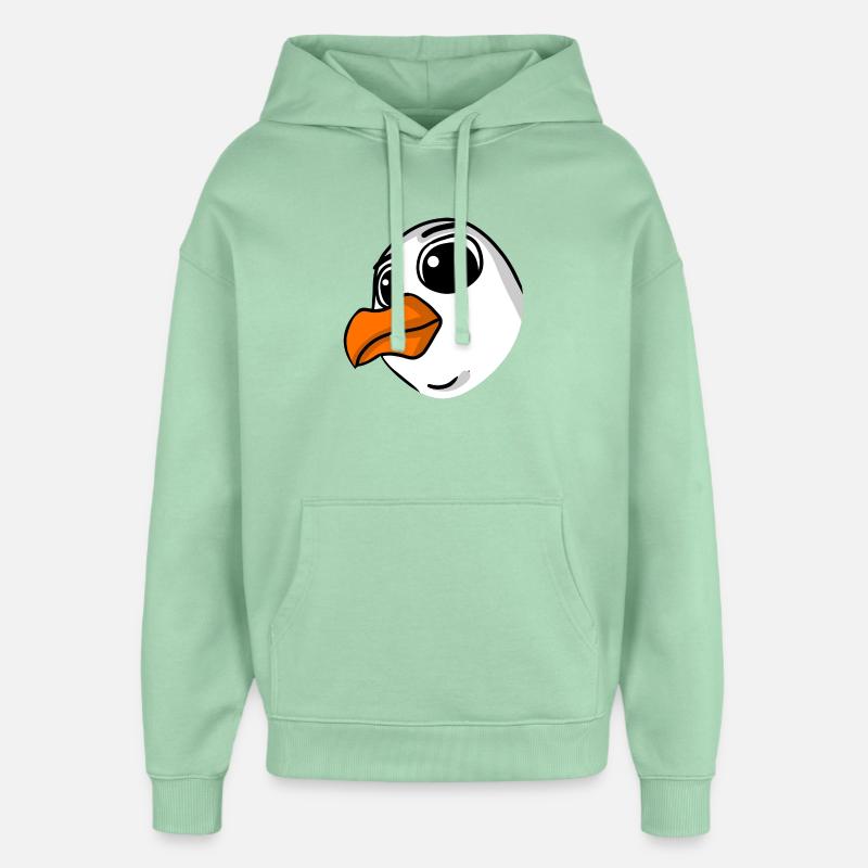 Seagull Head - Oversized Unisex Hoodie by Stanley/Stella - misty jade