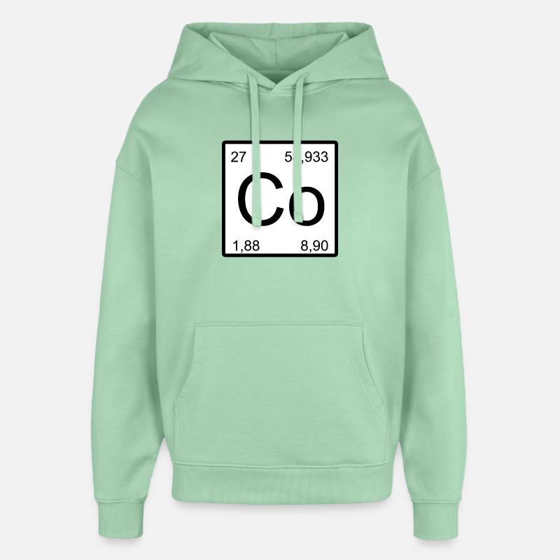 Style Élément Cobalt Minimal - Sweat à capuche unisexe Stanley/Stella Oversized - jade brumeux