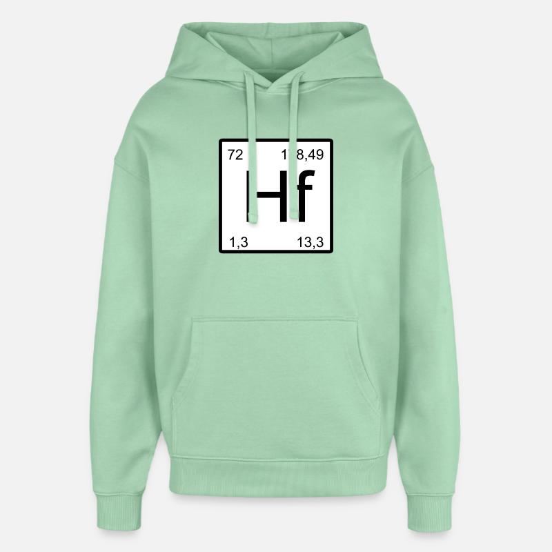 Hafnium Elementtile – Minimal - Oversized Unisex Hoodie von Stanley/Stella - Nebeljade