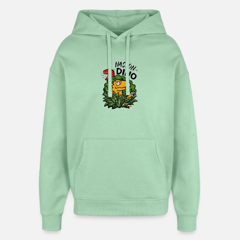 Cache-cache - Sweat à capuche unisexe Stanley/Stella Oversized - jade brumeux