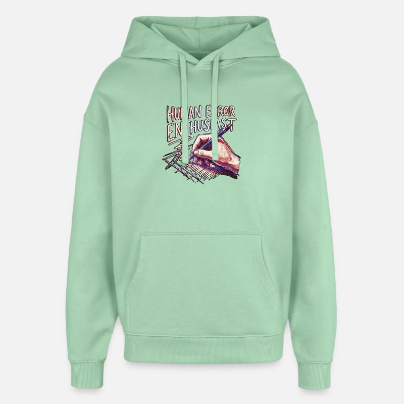 Human Error Enthausiast - Oversized Unisex Hoodie von Stanley/Stella - Nebeljade