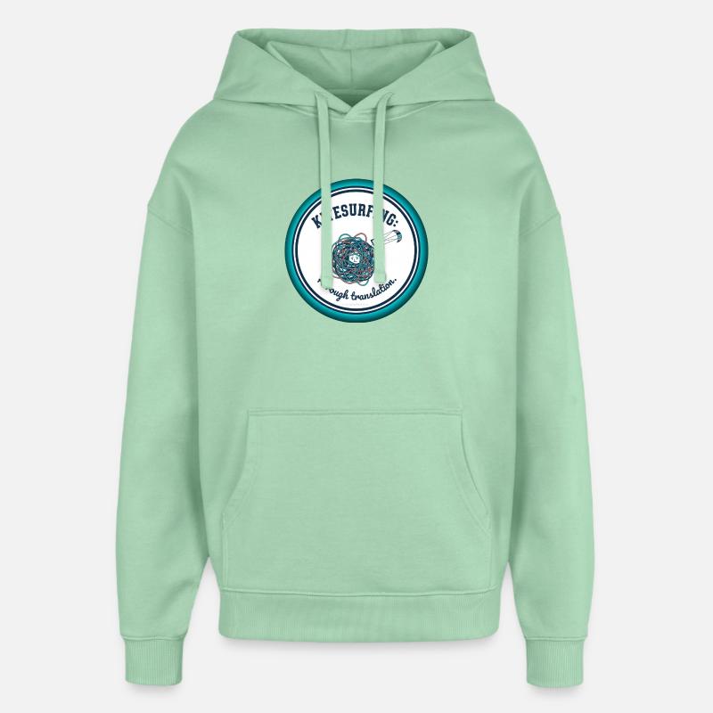 1_6 - Sweat à capuche unisexe Stanley/Stella Oversized - jade brumeux