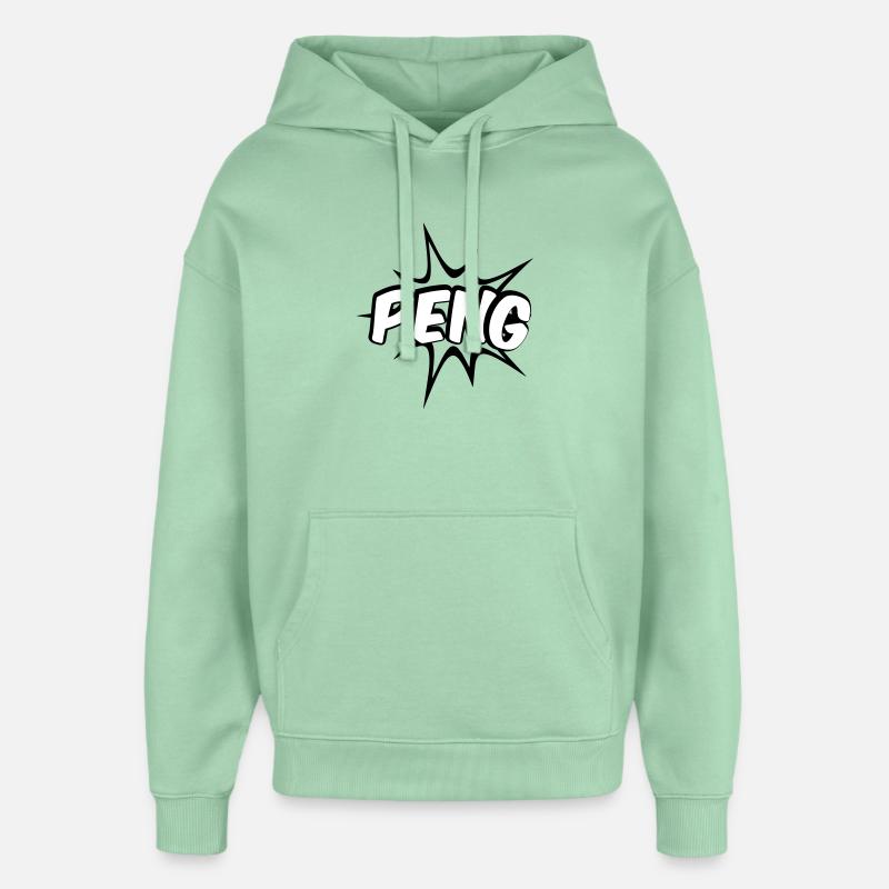Peng Comic Design - Oversized Unisex Hoodie von Stanley/Stella - Nebeljade