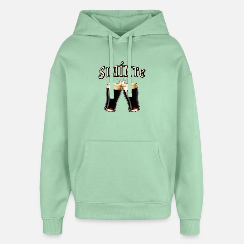 Sláinte - Irischer Trinkspruch mit Bier - Oversized Unisex Hoodie von Stanley/Stella - Nebeljade
