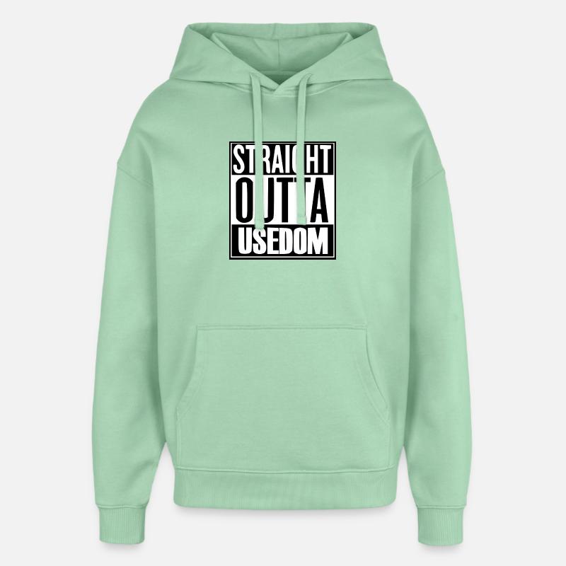 Chemise de l’île d’Usedom - Sweat à capuche unisexe Stanley/Stella Oversized - jade brumeux