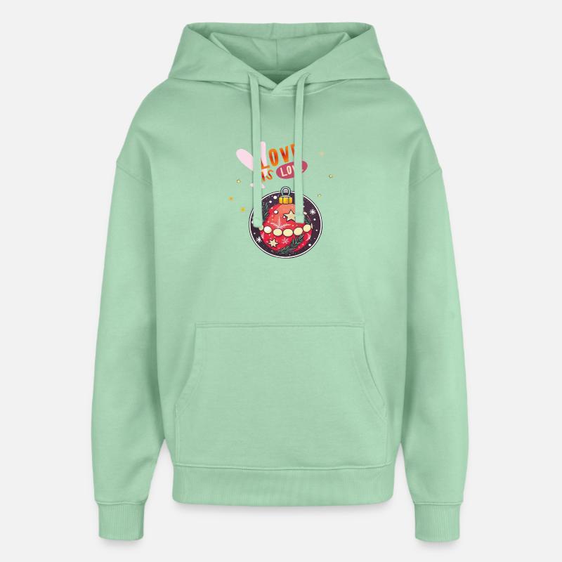 bagatelle - Sweat à capuche unisexe Stanley/Stella Oversized - jade brumeux