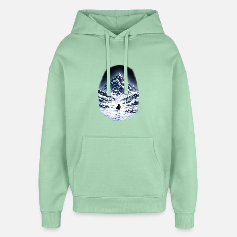 Mais pourquoi Penguin - Sweat à capuche unisexe Stanley/Stella Oversized - jade brumeux