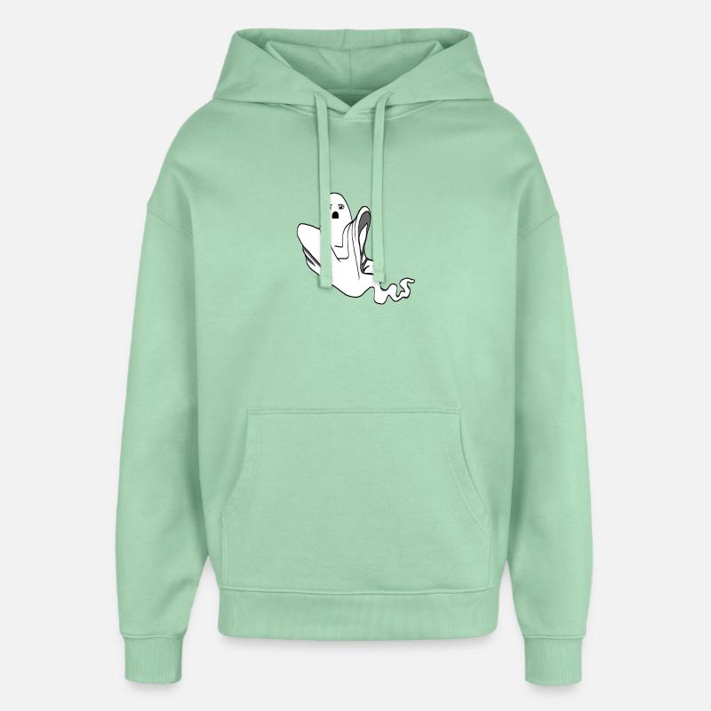 Fantôme - Sweat à capuche unisexe Stanley/Stella Oversized - jade brumeux