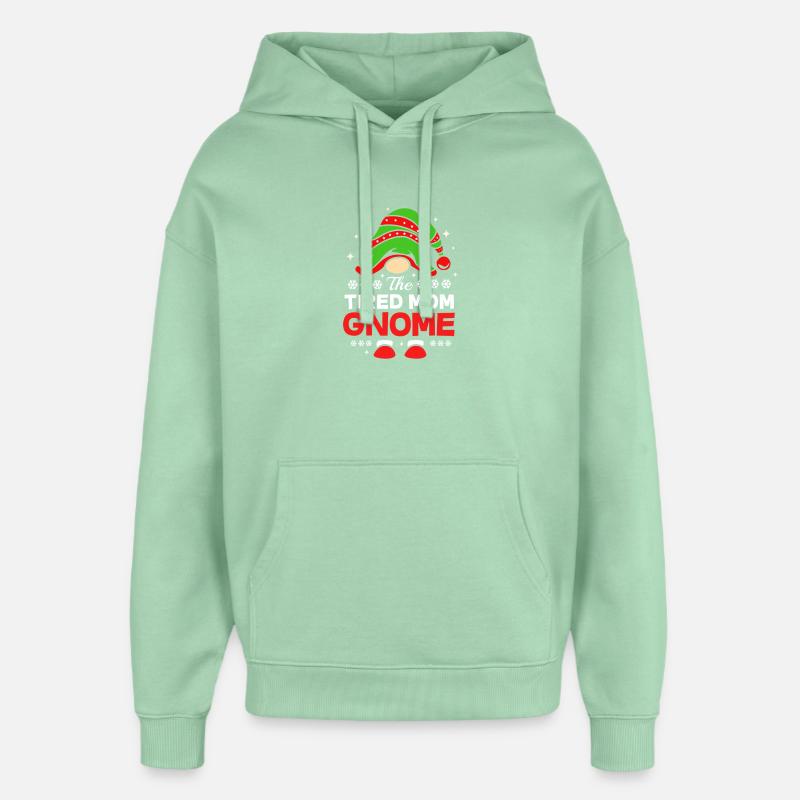 Gnome Maman Maman - Sweat à capuche unisexe Stanley/Stella Oversized - jade brumeux