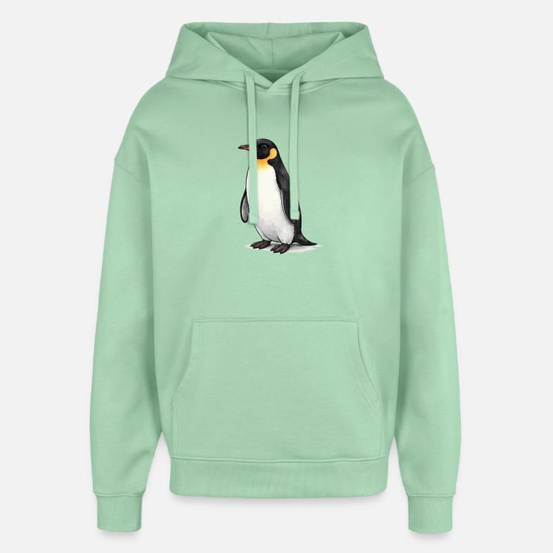 Pingouin - Sweat à capuche unisexe Stanley/Stella Oversized - jade brumeux