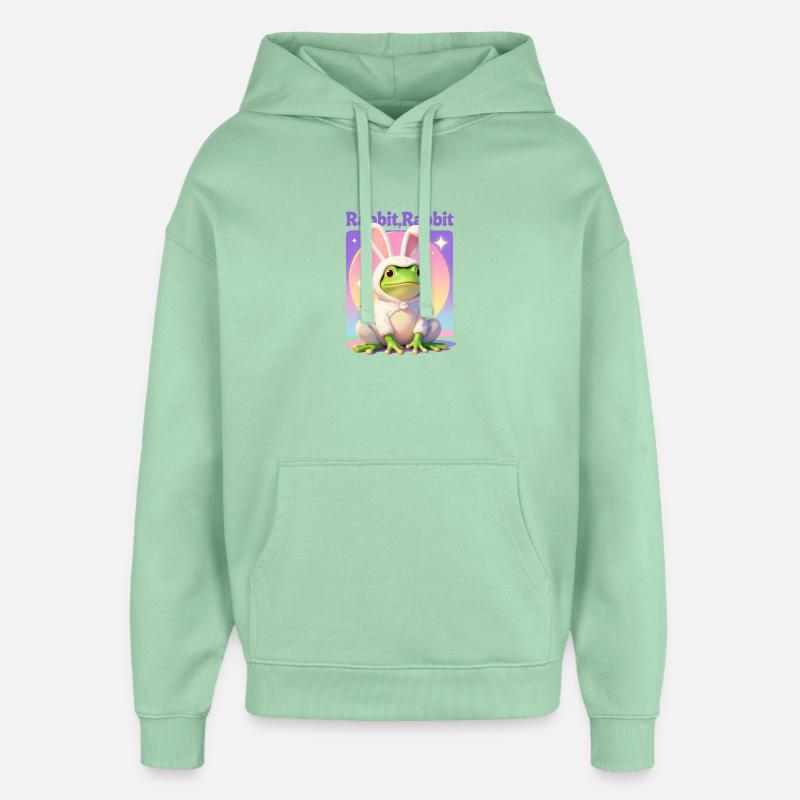 Sueño Conejo - Sudadera con capucha unisex Stanley/Stella Oversized - jade brumoso