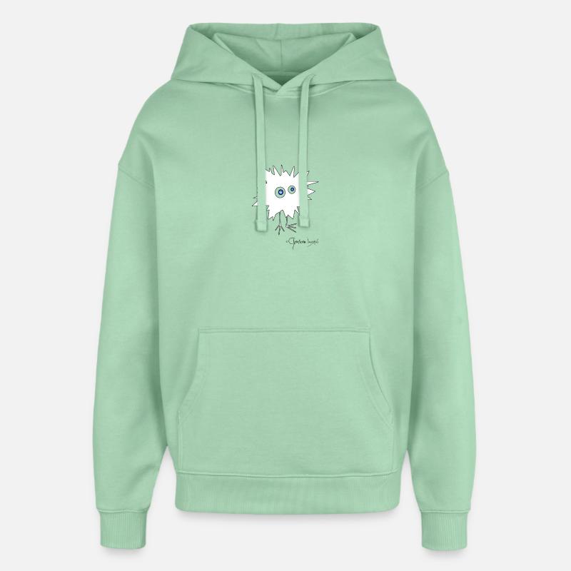 L'animal moelleux flashé © Chyropterum Innoxius - Sweat à capuche unisexe Stanley/Stella Oversized - jade brumeux