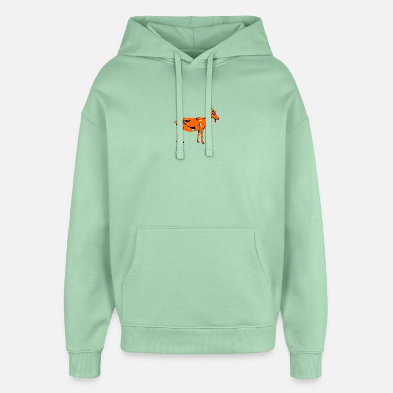Chèvre de la Saint-Patrick - Sweat à capuche unisexe Stanley/Stella Oversized - jade brumeux