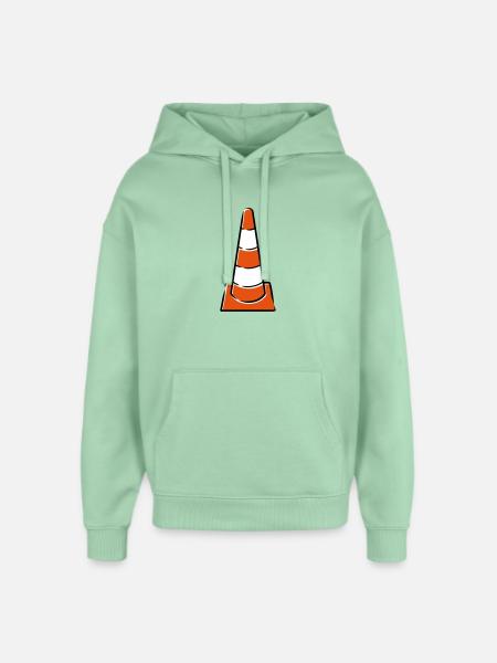 Construction hats - Oversized Unisex Hoodie by Stanley/Stella - misty jade