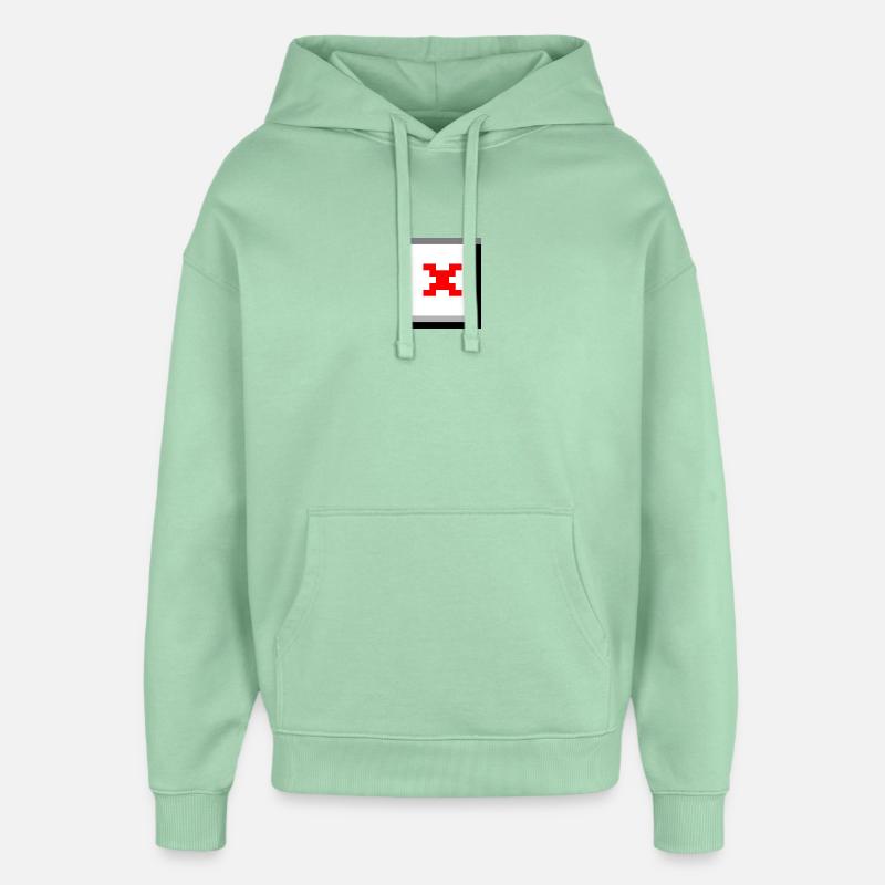 Image introuvable - Sweat à capuche unisexe Stanley/Stella Oversized - jade brumeux